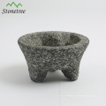 Atacado de granito mexicano Molcajete para Herb Spice Grinder